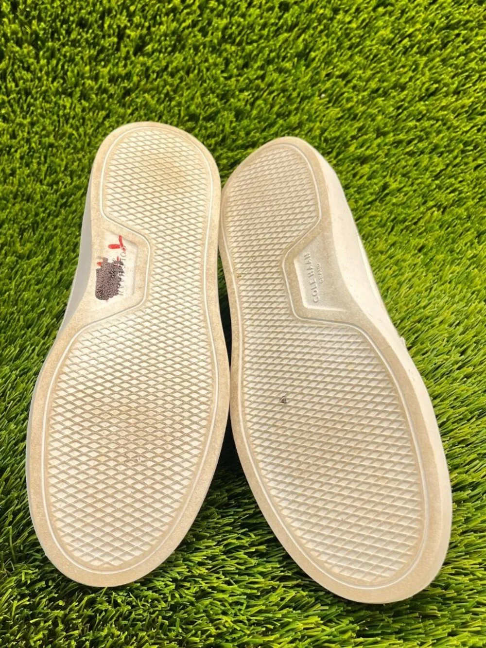Cole Haan Grandpro Rally Womens‎ Size 8.5B White Casual Flats Shoes Slip On